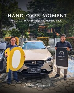 serah terima unit mazda surabaya